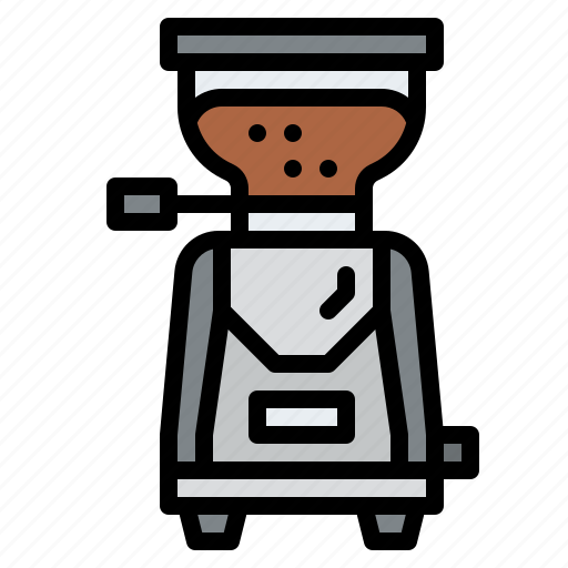 Coffee, electronic, shop, grinder icon - Download on Iconfinder