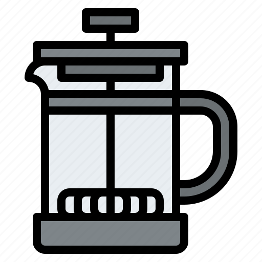 Coffee, shop, equipment, french, press icon - Download on Iconfinder