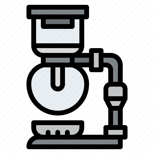 Coffee, shop, maker, siphon icon - Download on Iconfinder
