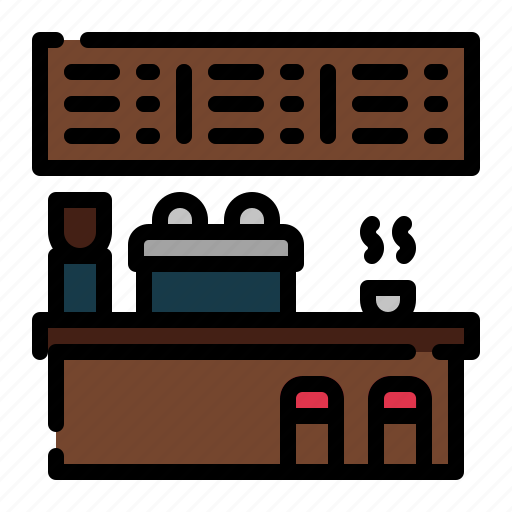 Bar, counter, table, restaurant, graph icon - Download on Iconfinder