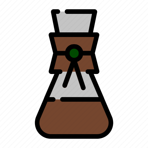 Chemex, coffee, kettle, glass, pot, drink, cup icon - Download on Iconfinder