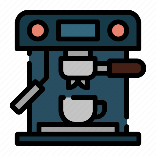 Coffee, machine, maker, espresso, drink icon - Download on Iconfinder