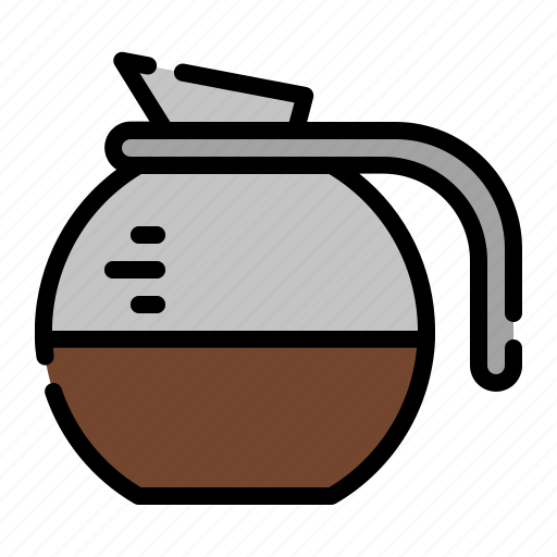 Coffee, pot, kettle, pitcher, cup, hot icon - Download on Iconfinder