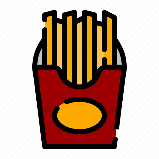 French, fries, food, potato, snack, delicious, cooking icon - Download on Iconfinder