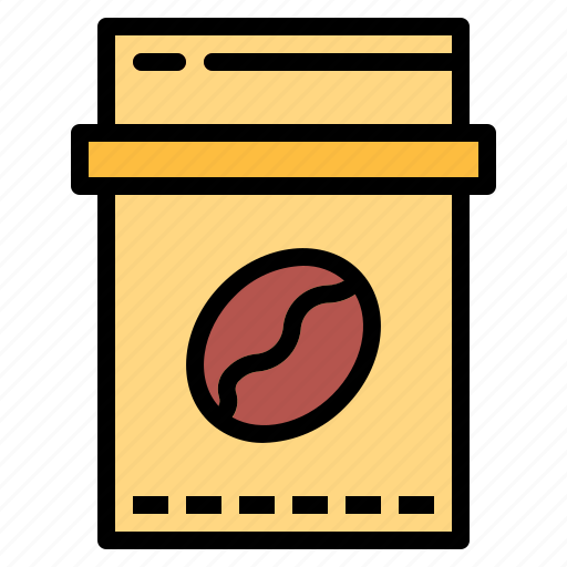 Bag, beans, coffee, shop icon - Download on Iconfinder