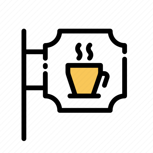 Coffee, shop, sign, store, drink, cup icon - Download on Iconfinder