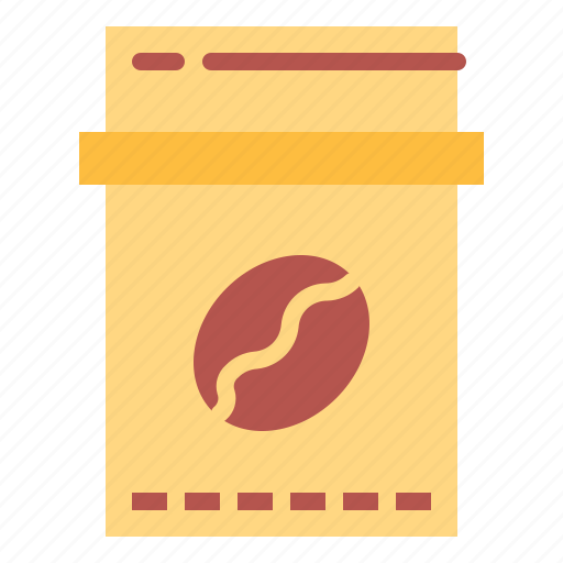 Bag, beans, coffee, shop icon - Download on Iconfinder