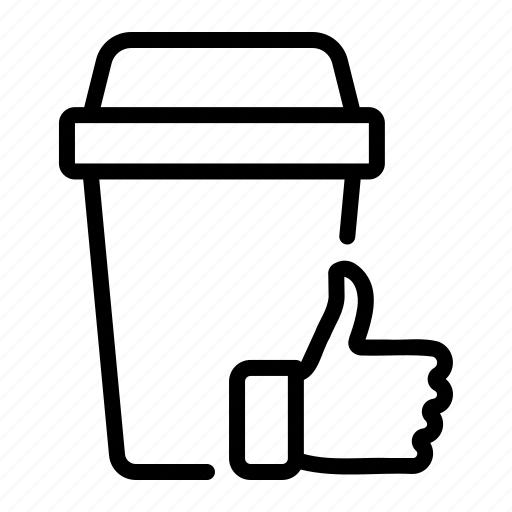 Like, coffee, cup, cafe, restaurant, breaks, thumbs icon - Download on Iconfinder