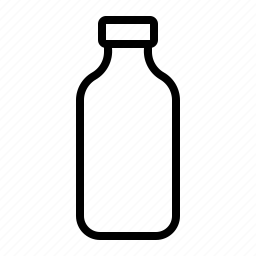 Milk, bottle, drink, breakfast, food, and, restaurant icon - Download on Iconfinder