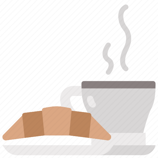 Breakfast, bakery, coffee, shop, cup, breads, croissant icon - Download on Iconfinder