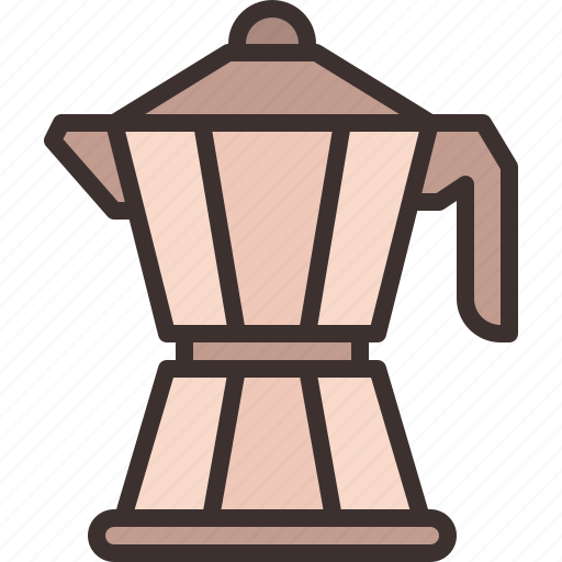 Coffee, maker, moka, pot, espresso, machine icon - Download on Iconfinder