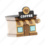 coffee store, cafe, coffee, cafeteria, beverage, coffee shop 