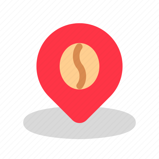 Cafe, location, pin, coffee, shop, address, direction icon - Download on Iconfinder