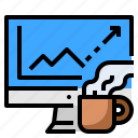 business, coffee, computer, graph, stock