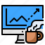 business, coffee, computer, graph, stock 