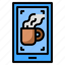 business, coffee, cup, phone, share, shop