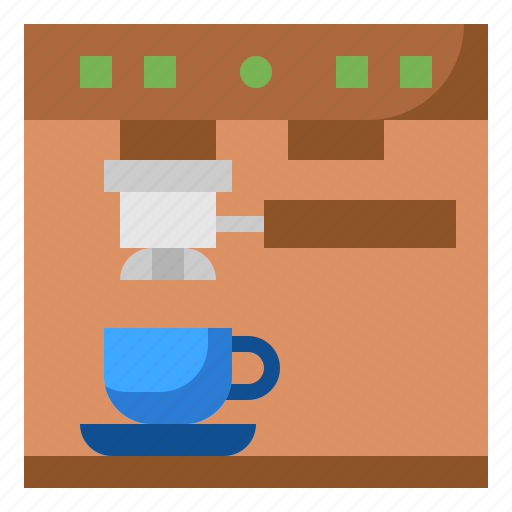 Coffee, cup, espresso, machine, portafilter icon - Download on Iconfinder