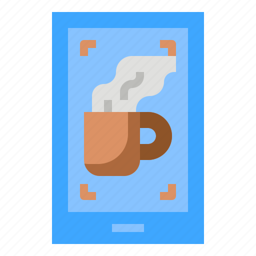 Business, coffee, cup, phone, share, shop icon - Download on Iconfinder