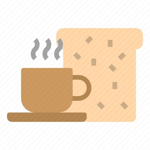 Bread, business, coffee, hot, shop icon - Download on Iconfinder
