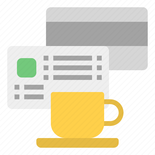 Business, card, coffee, credit, cup, pay, shop icon - Download on Iconfinder