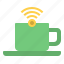 business, coffee, cup, internet, shop, wifi 