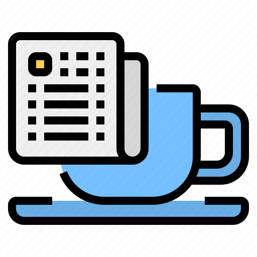 Bill, business, coffee, cup, pay, shop icon - Download on Iconfinder