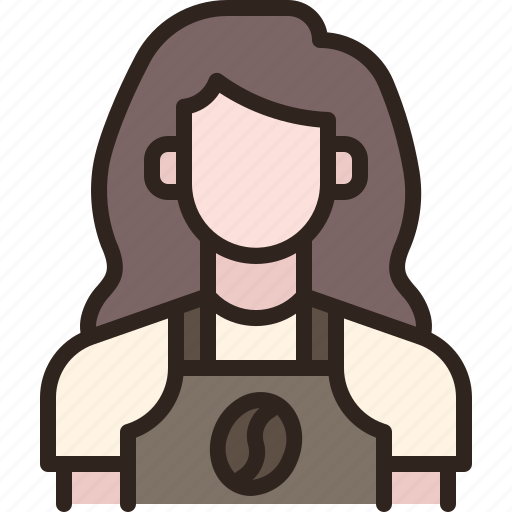 Barista, girl, woman, coffee, shop icon - Download on Iconfinder