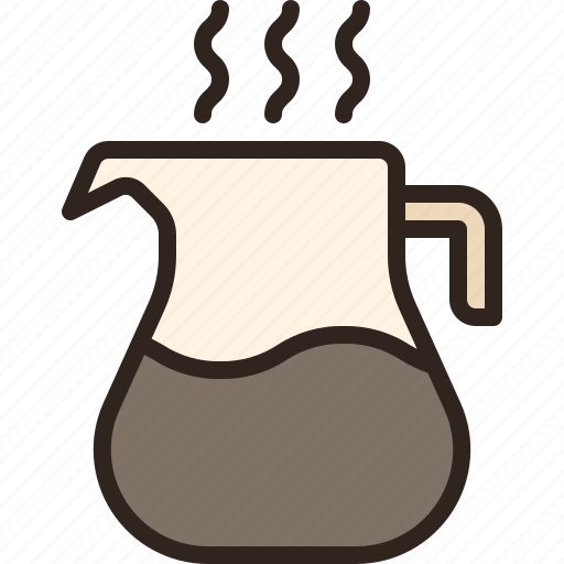 Coffee, moka, pot, kitchenware, hot icon - Download on Iconfinder