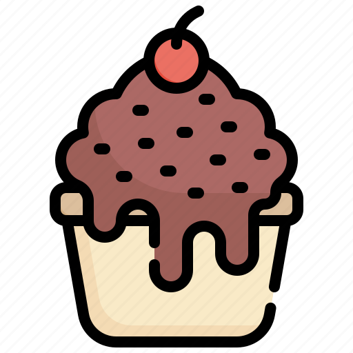 Cupcake, bakery, cupcakes, dessert, muffin icon - Download on Iconfinder