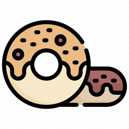 Doughnut, restaurant, sweet, sugar, dessert icon - Download on Iconfinder