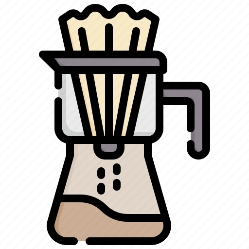 Dripper, beverage, cafe, coffee, drink icon - Download on Iconfinder