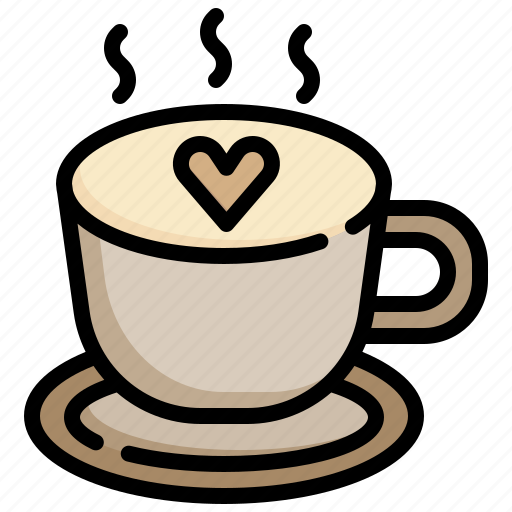 Latte, coffee, cup, hot, drink, shop icon - Download on Iconfinder
