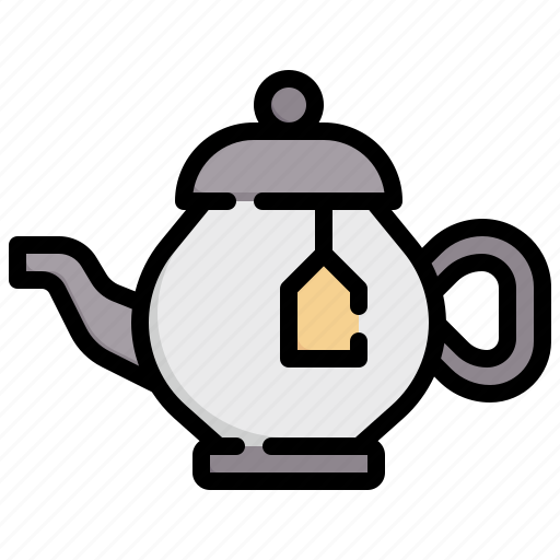 Tea, pot, kettle, coffee, kitchenware, hot, drink icon - Download on Iconfinder