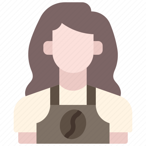 Barista, girl, woman, coffee, shop icon - Download on Iconfinder