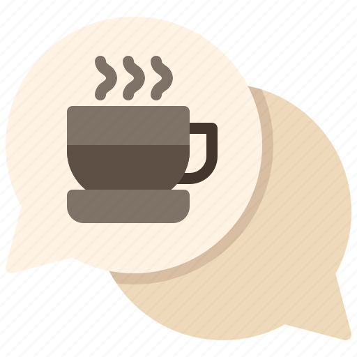 Chat, conversation, drink, coffee, mug icon - Download on Iconfinder