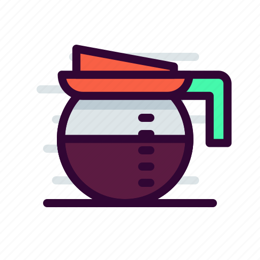 Breakfast, coffee, coffeemaker, coffeeshop, pot, wakeup icon - Download on Iconfinder