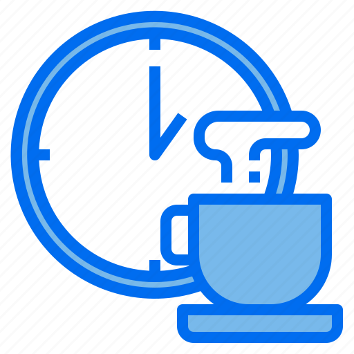 Break, clock, coffee, restaurant, time icon - Download on Iconfinder