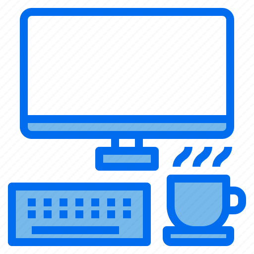 Break, coffee, computer, monitor, time icon - Download on Iconfinder
