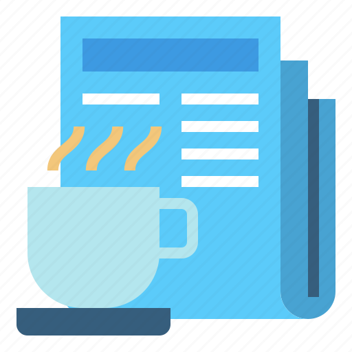 Break, coffee, cup, hot, news, paper, restaurant icon - Download on Iconfinder