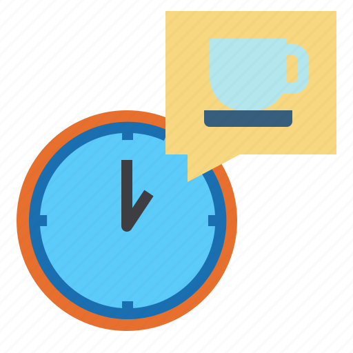 Break, clock, coffee, restaurant, time icon - Download on Iconfinder