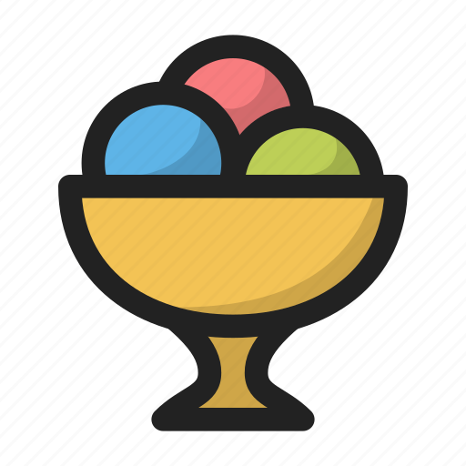 Dessert, food, icecream, icecream scoops icon - Download on Iconfinder