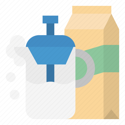 Foaming, frother, milk, streamer icon - Download on Iconfinder