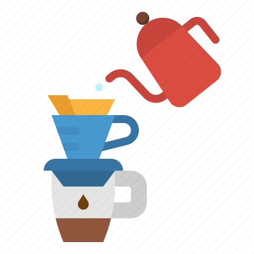 Coffee, hario, over, pour, pourover icon - Download on Iconfinder