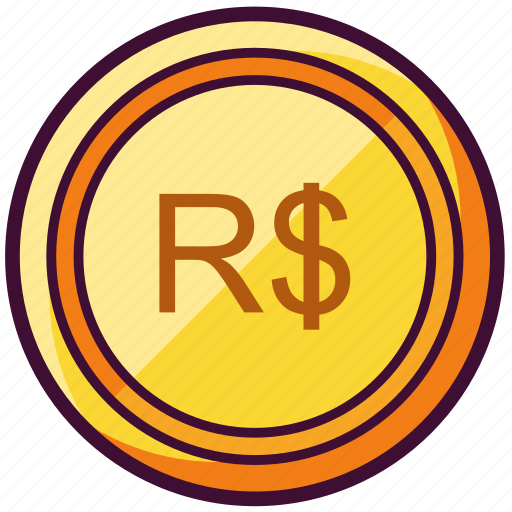 Brazilian, coin, currency, money, real icon - Download on Iconfinder