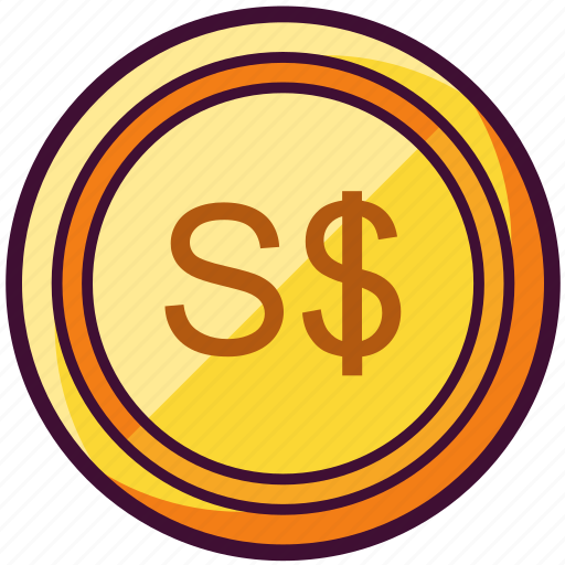 Coin, currency, dollar, money, singapore icon - Download on Iconfinder