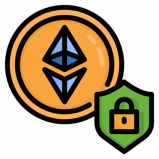 Coin, secured, security, crypto, token, ethereum icon - Download on Iconfinder