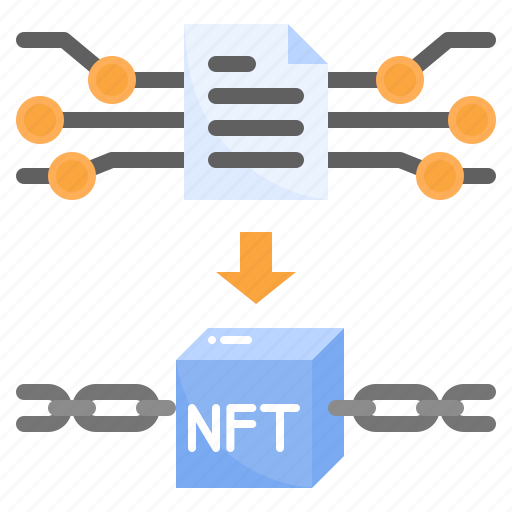 Blockchain, nft, node, mint, transaction, non fungible token, smart contract icon - Download on Iconfinder