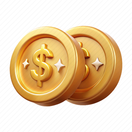 Gold, coins, dollar, finance, currency icon - Download on Iconfinder