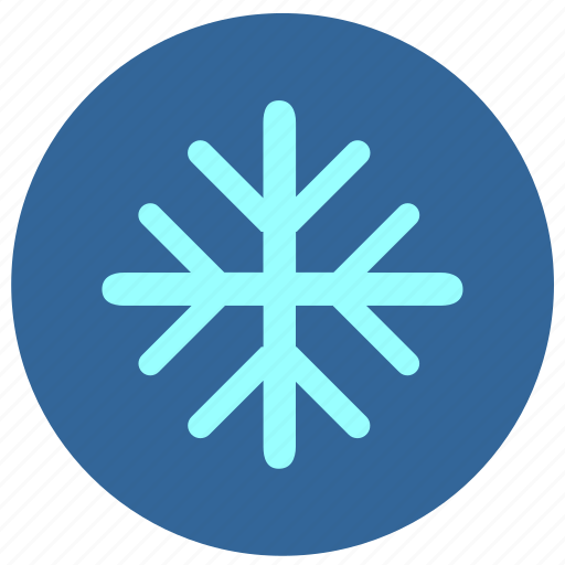 Cold Flake Label Round Snow Icon Download On Iconfinder