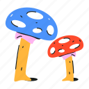 button mushrooms, mushrooms, toadstools, agaricus bisporus, fungus